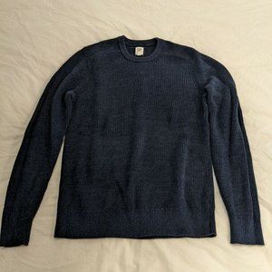Gap Mens Sweater Size M Navy Long Sleeve Crew Neck Knit